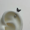 Chrome helix piercing set