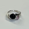 Onyx mix crystal ring