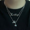 Custom initial star necklace