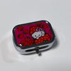Red strawberry kitty mirror mini case