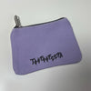 Canvas purple bunny pouch