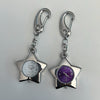 star clock keychain
