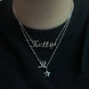 Custom initial star necklace