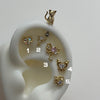 Gold piercing set