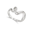 Twisted sterling silver ring