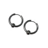 14mm ball hoop earrings