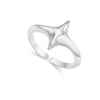 Spark sterling silver ring