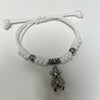 White bear twist bracelet