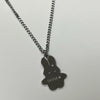 custom bunny bling necklace