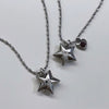 Custom engrave star heart necklace