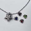 Custom engrave star heart necklace