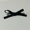 Classic black ribbon hair clip
