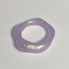 holographic purple wave ring