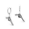 Gun shot hoop earrings