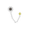 Sunflower double chain piercing