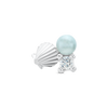 Blue pearl shell piercing
