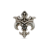 Chrome fleur de lis piercing