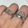 Labrodite gem candy melt sterling ring(pre-order only)