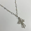 Pearl cross necklace