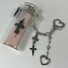 Crown cross lighter keychain case