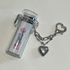 Double chain love lighter keychain case