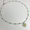 Clover green necklace