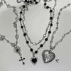 Heart open locket necklace