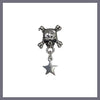 Skeleton star head piercing