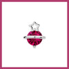 Pink orbit star piercing