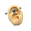 Chrome devil industrial piercing