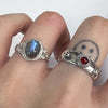 Labradorite gemstone fancy sterling silver ring (pre-order only)