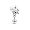 Pearl bunny bling drop piercing