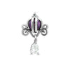 Fancy royal purple drop piercing