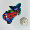 Black and orange fish sticker