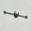 Chrome devil industrial piercing