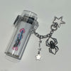 Spider star lighter keychain case