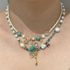 Ocean butterfly drop necklace