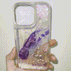 Purple lobster sparkle case